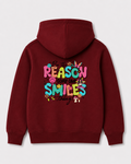 Red hoodie back 3356