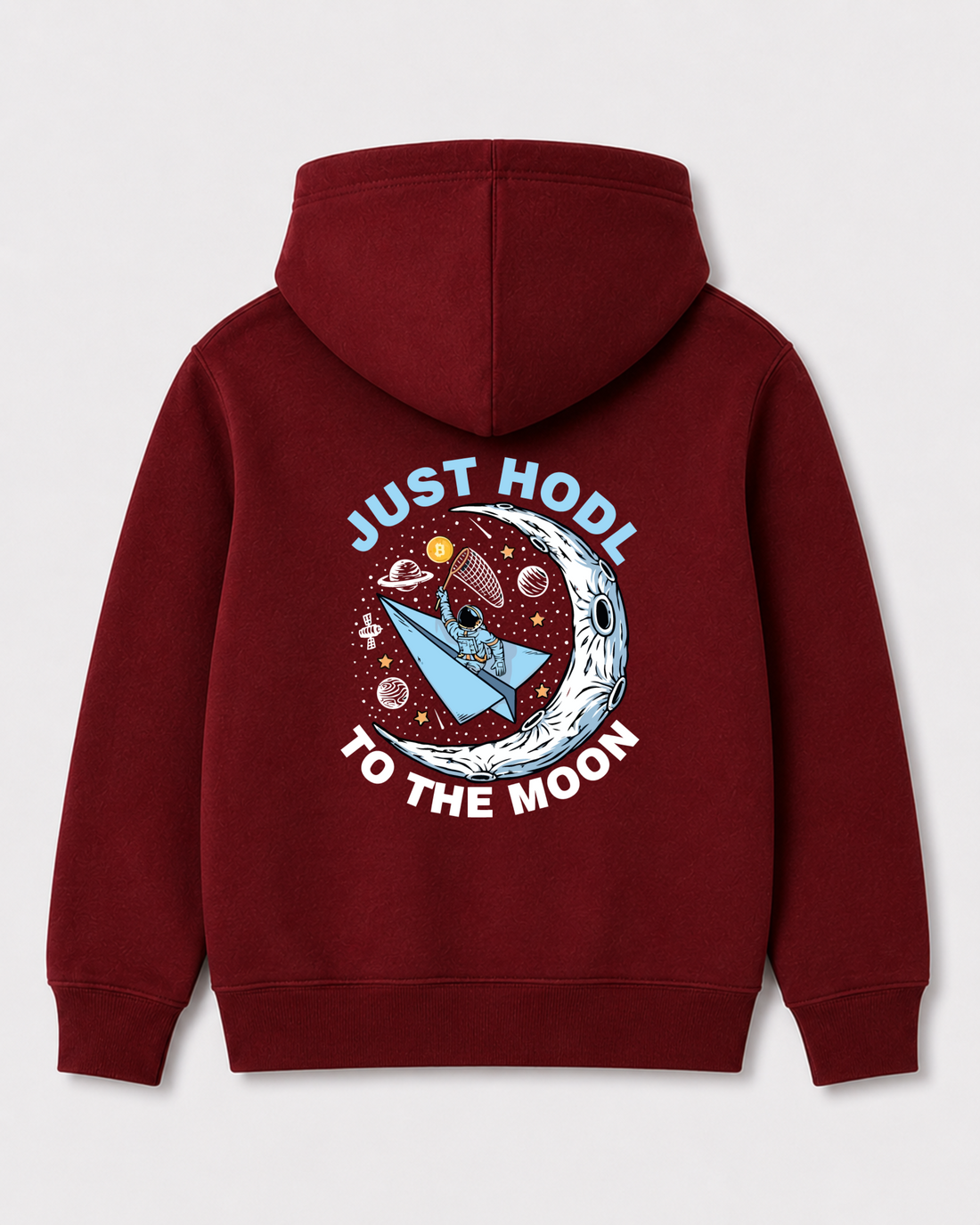 Red hoodie back 3360