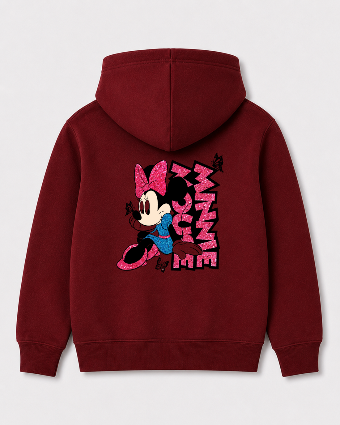 Red hoodie back 3388