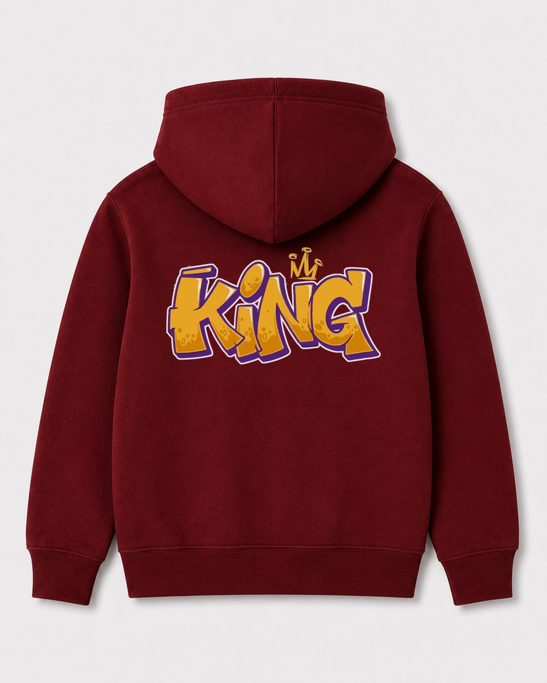 Red hoodie back 3403