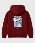 Red hoodie back 3406