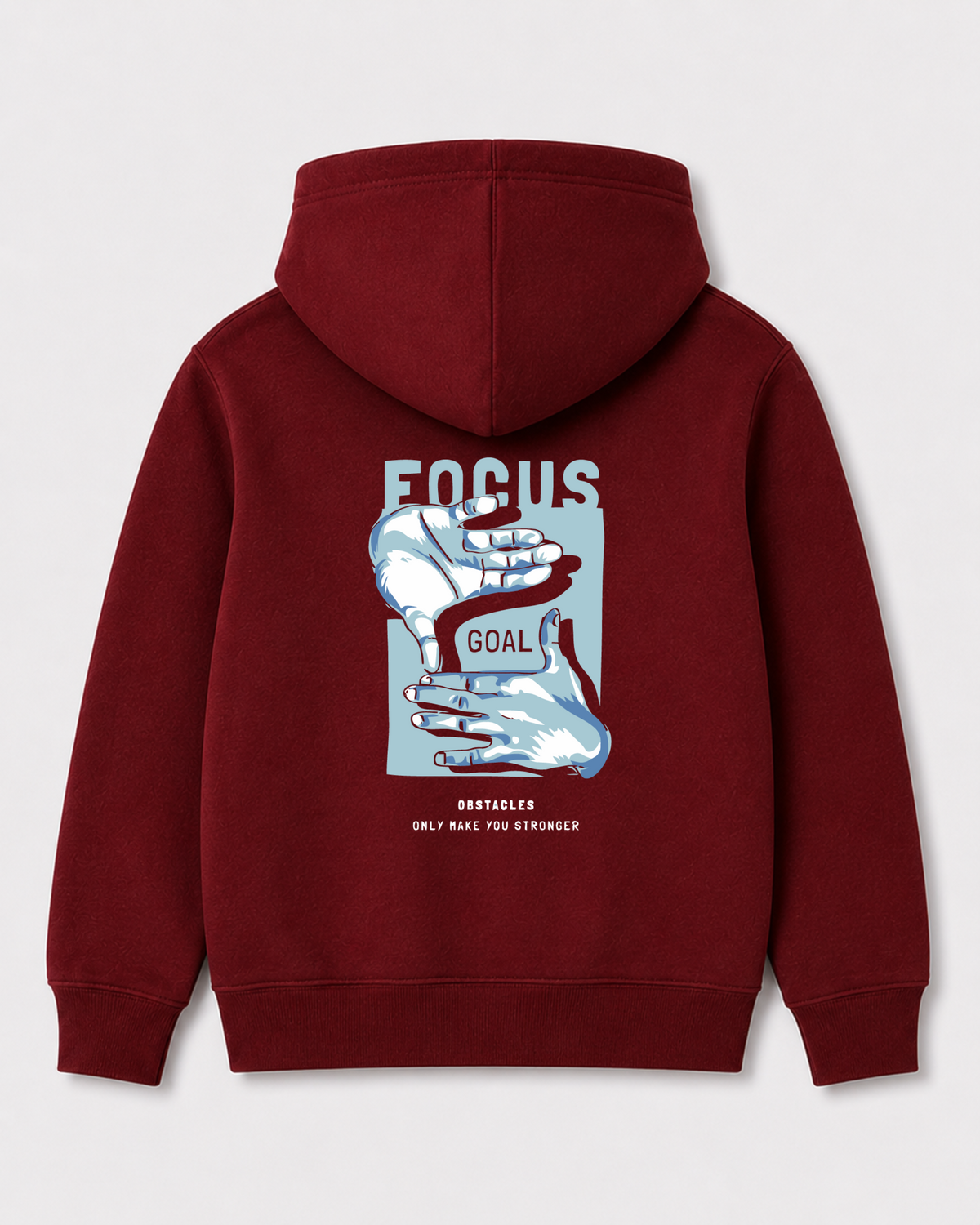 Red hoodie back 3406