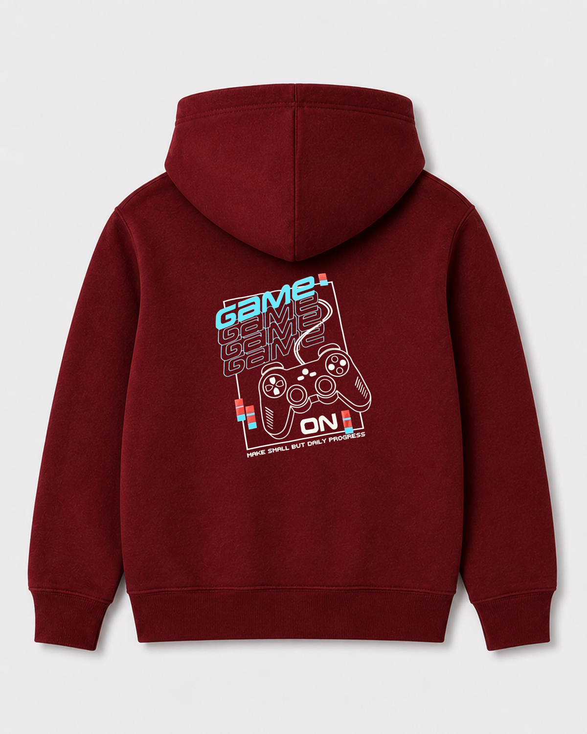 Red hoodie back 3407