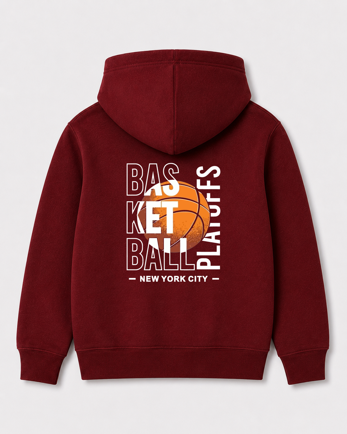 Red hoodie back 3410