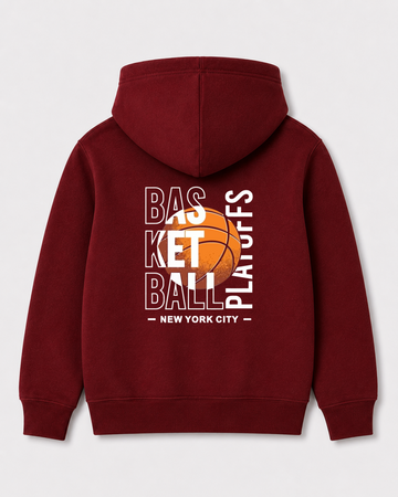Red hoodie back 3410