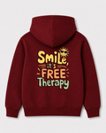 Red hoodie back 3413