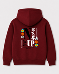 Red hoodie back 3416