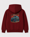 Red hoodie back 3418