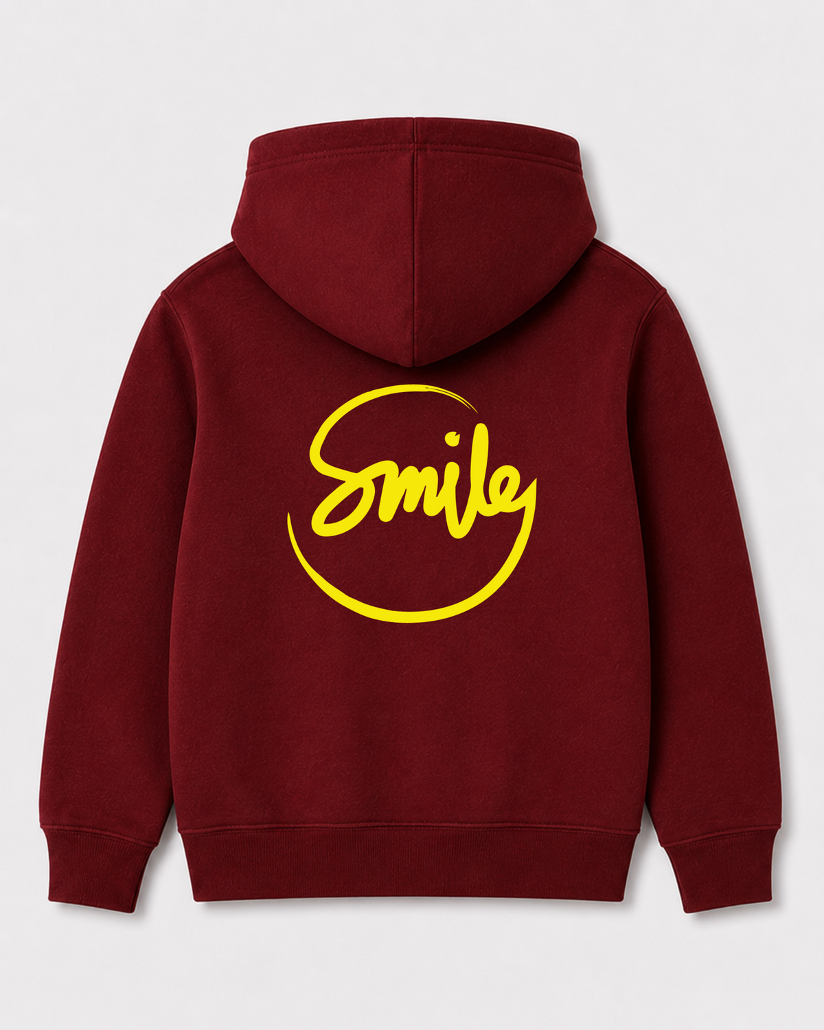 Red hoodie back 3436