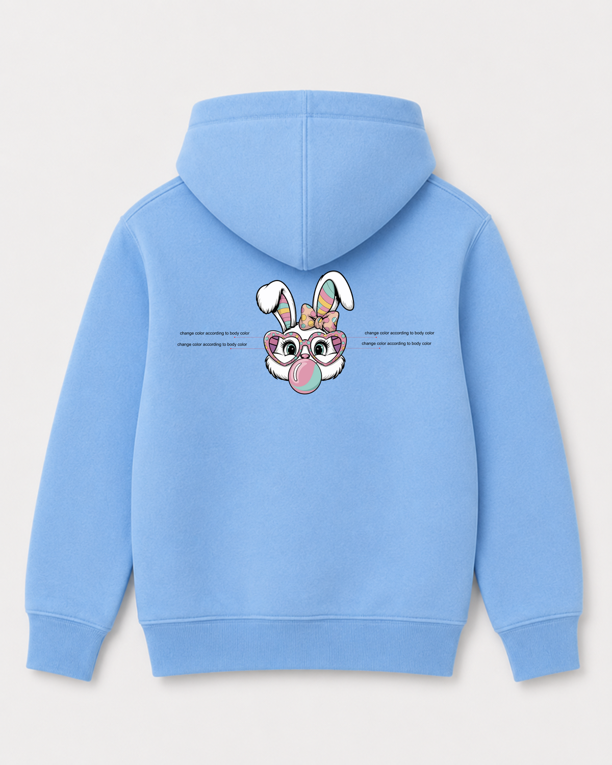 Sky Blue hoodie back 1005