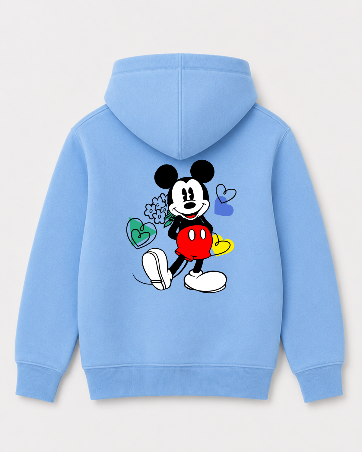Sky Blue hoodie back 1057