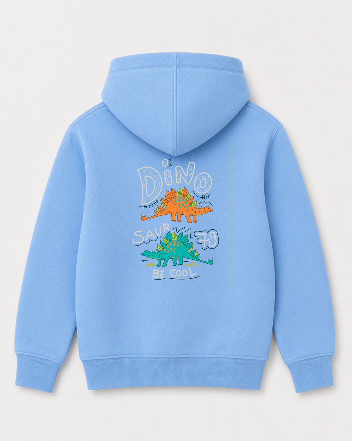 Sky Blue hoodie back 1081