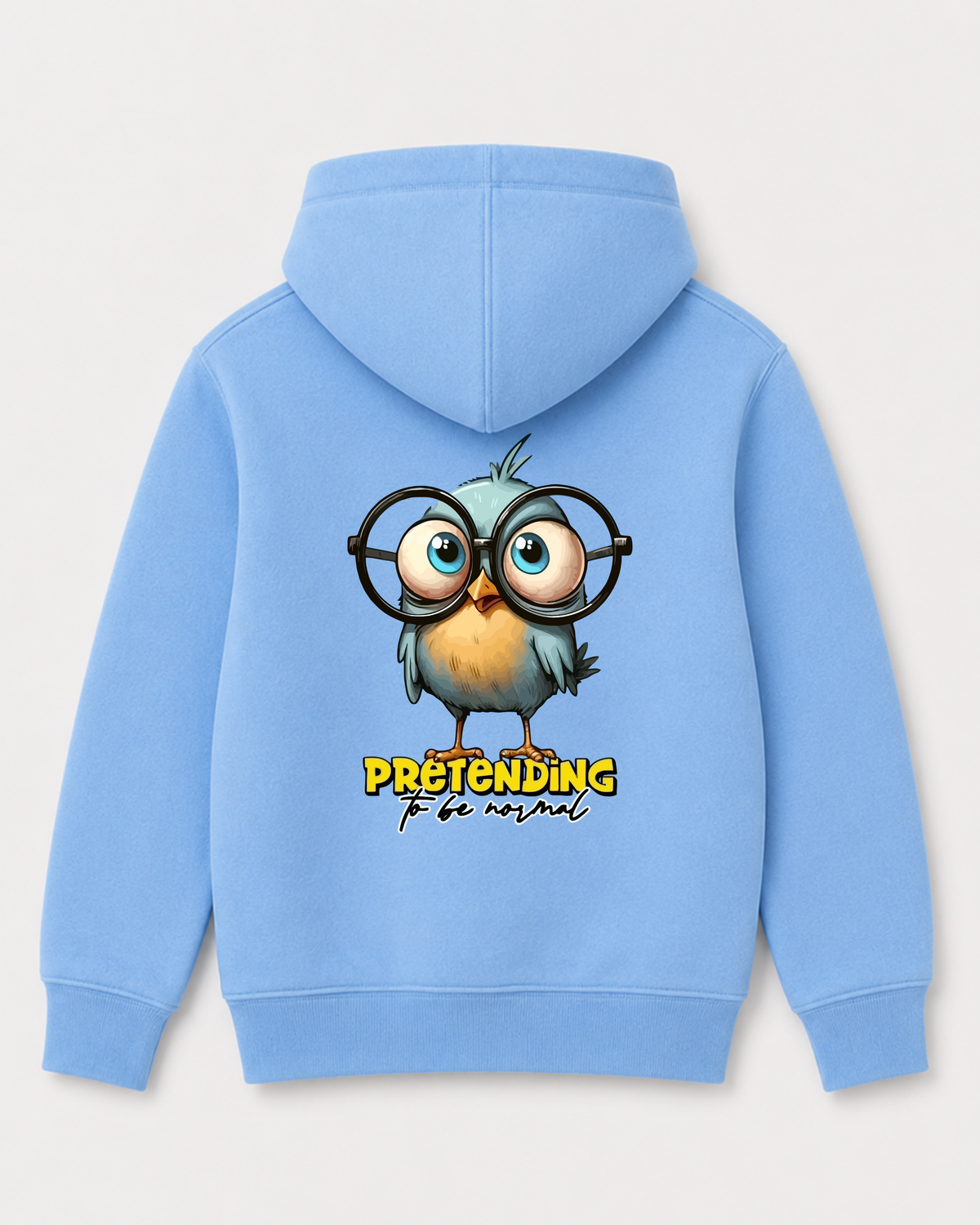Sky Blue hoodie back 1089