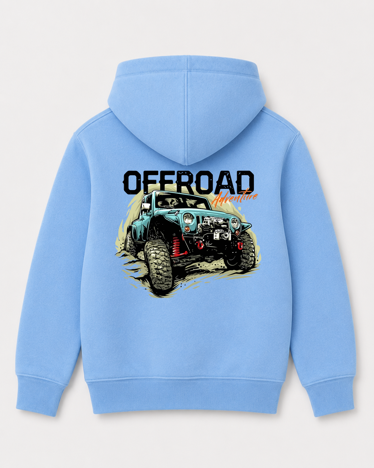 Sky Blue hoodie back 1109