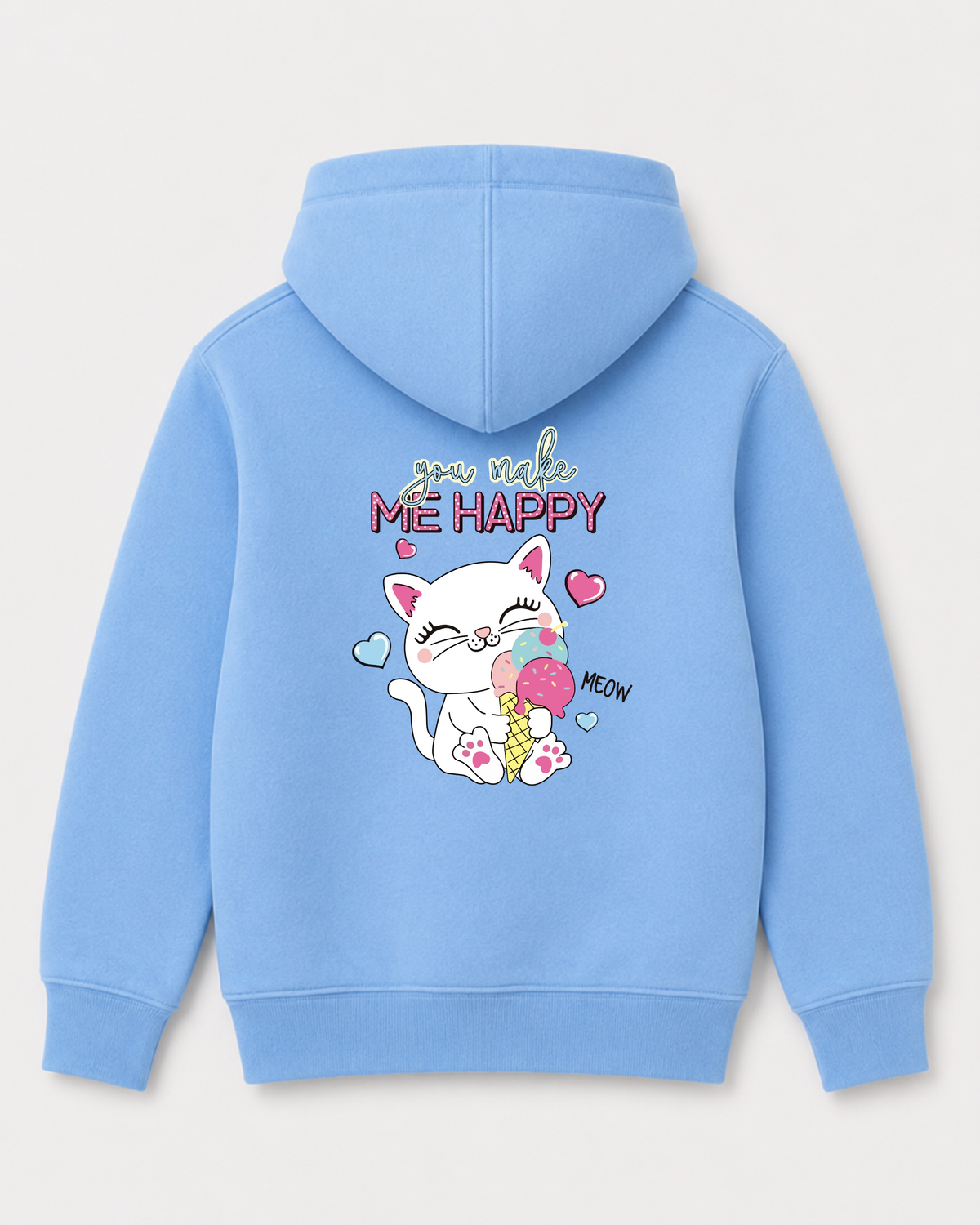 Sky Blue hoodie back 1124