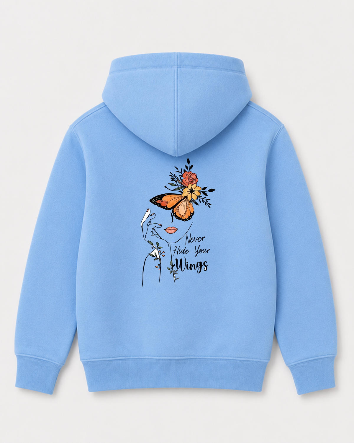 Sky Blue hoodie back 1146