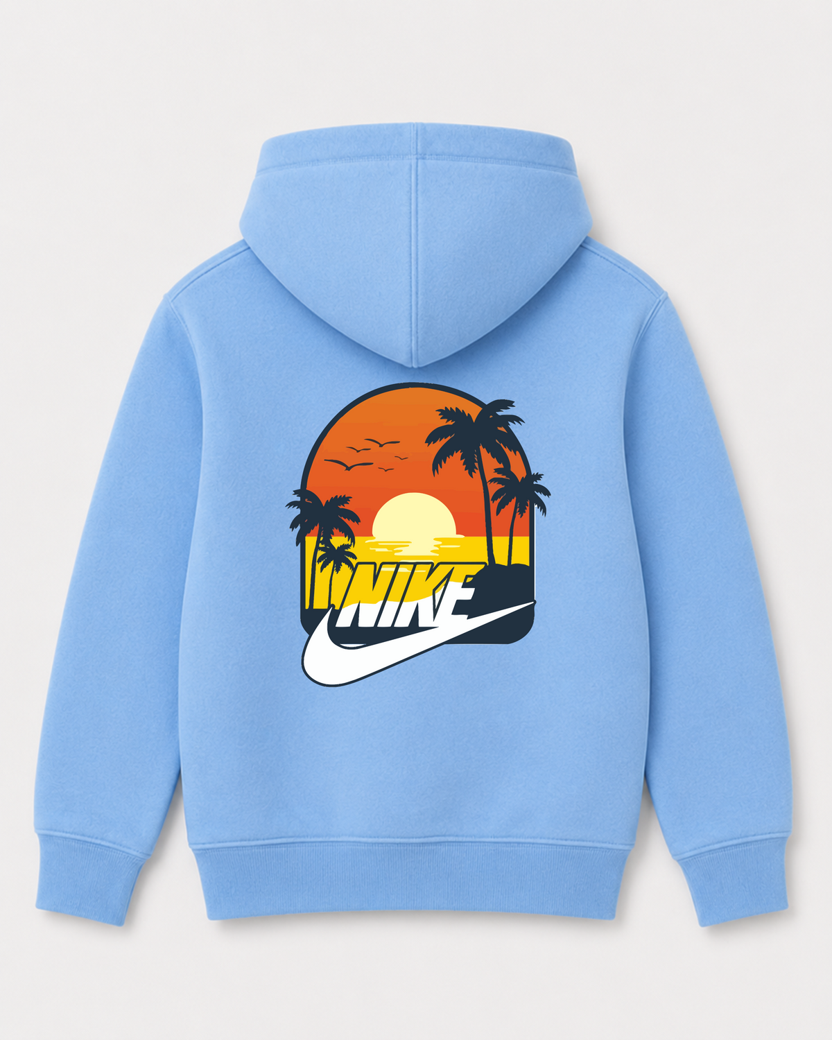 Sky Blue hoodie back 1241