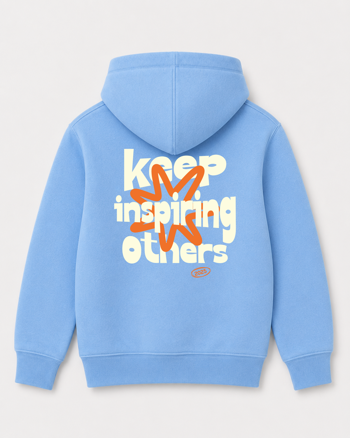 Sky Blue hoodie back 1274