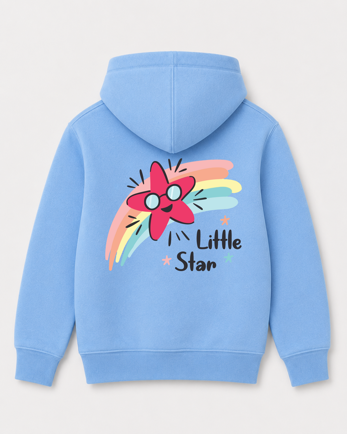 Sky Blue hoodie back 1307