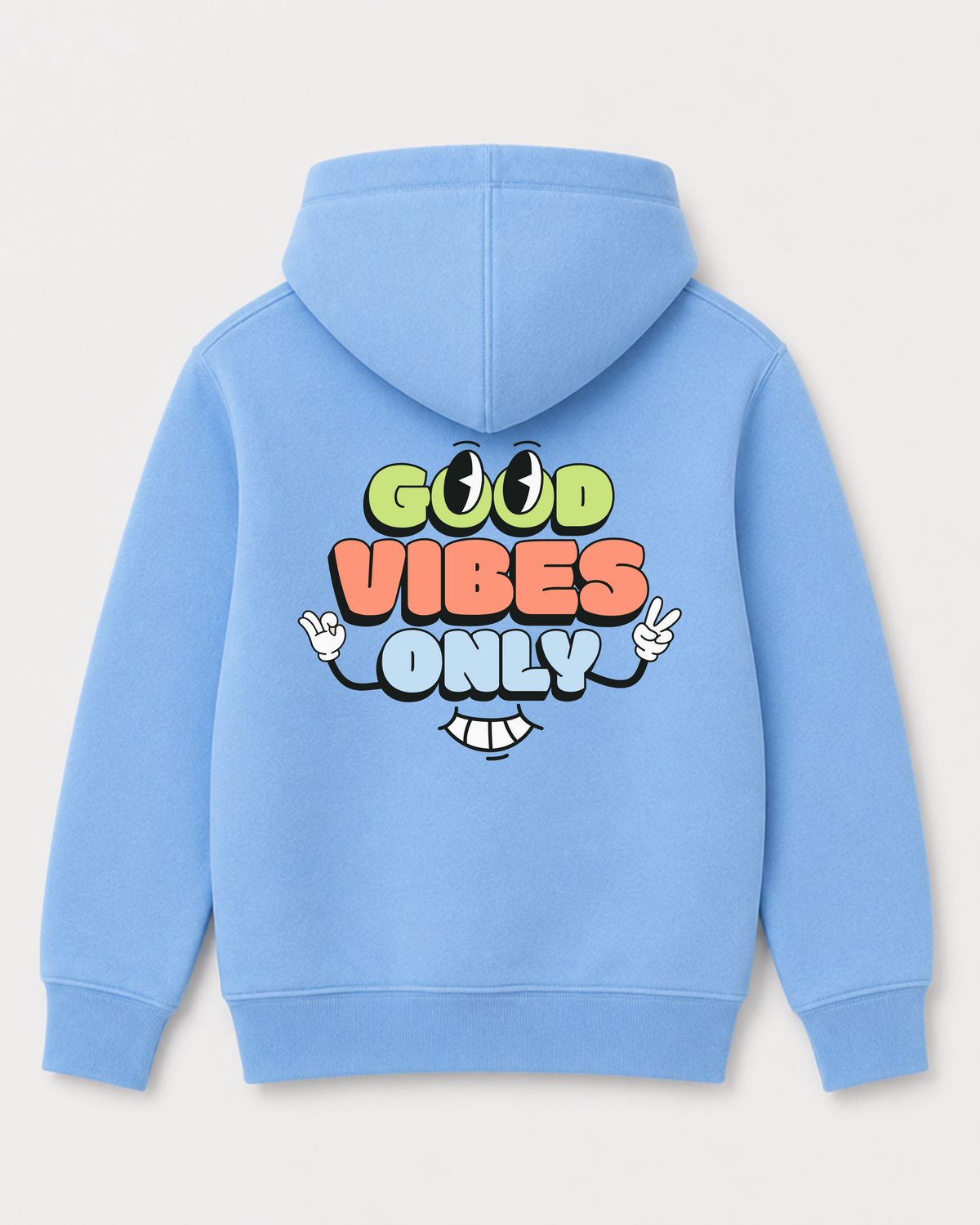 Sky Blue hoodie back 1334