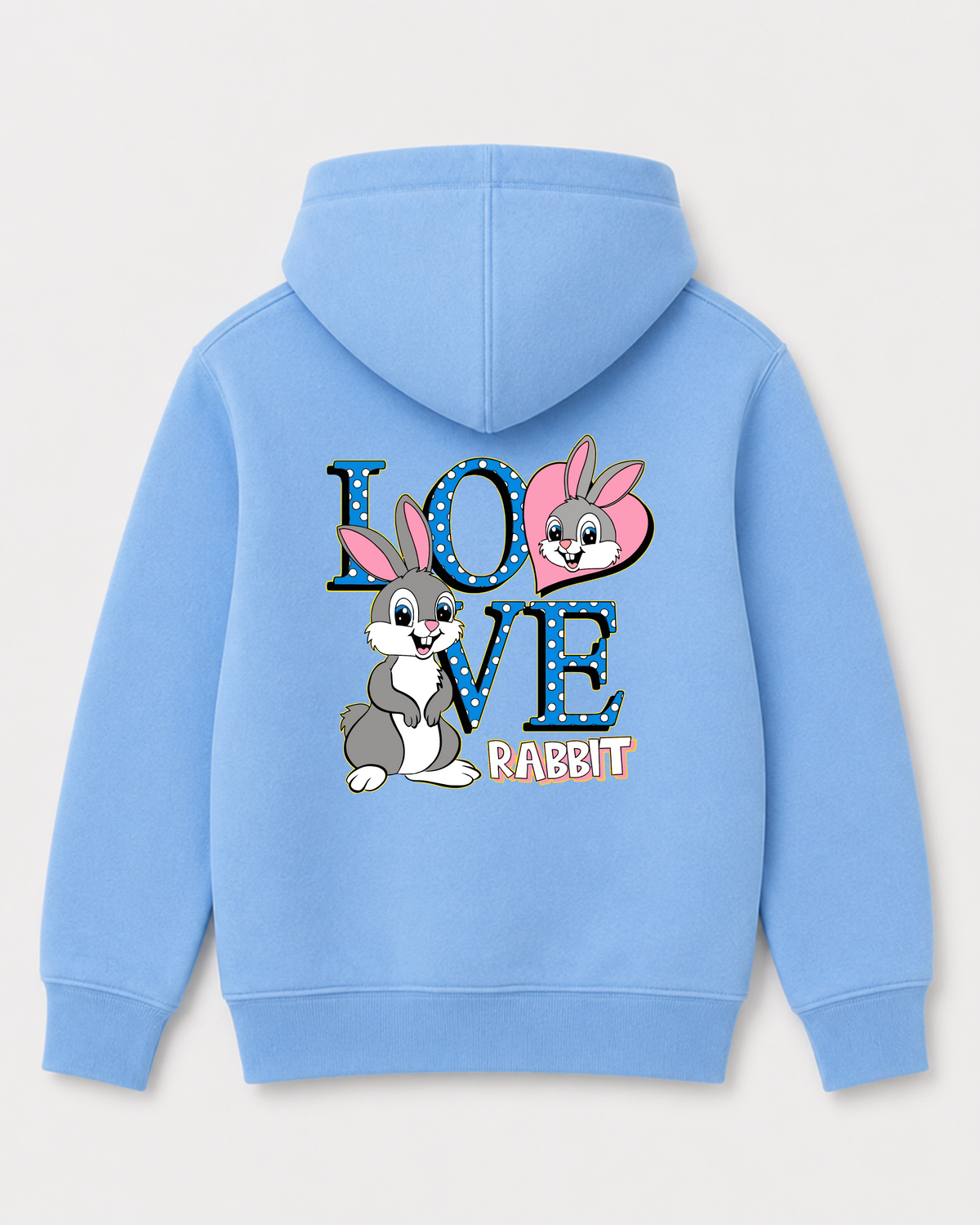 Sky Blue hoodie back 1356