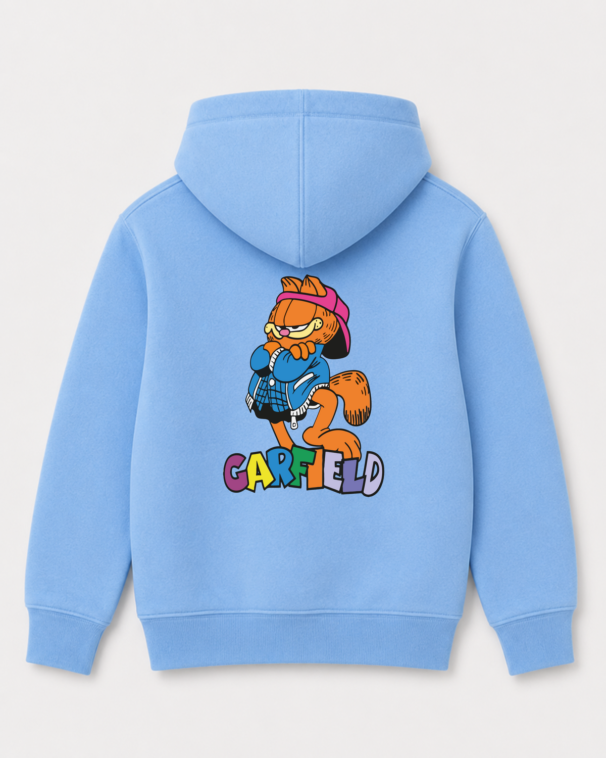 Sky Blue hoodie back 1414