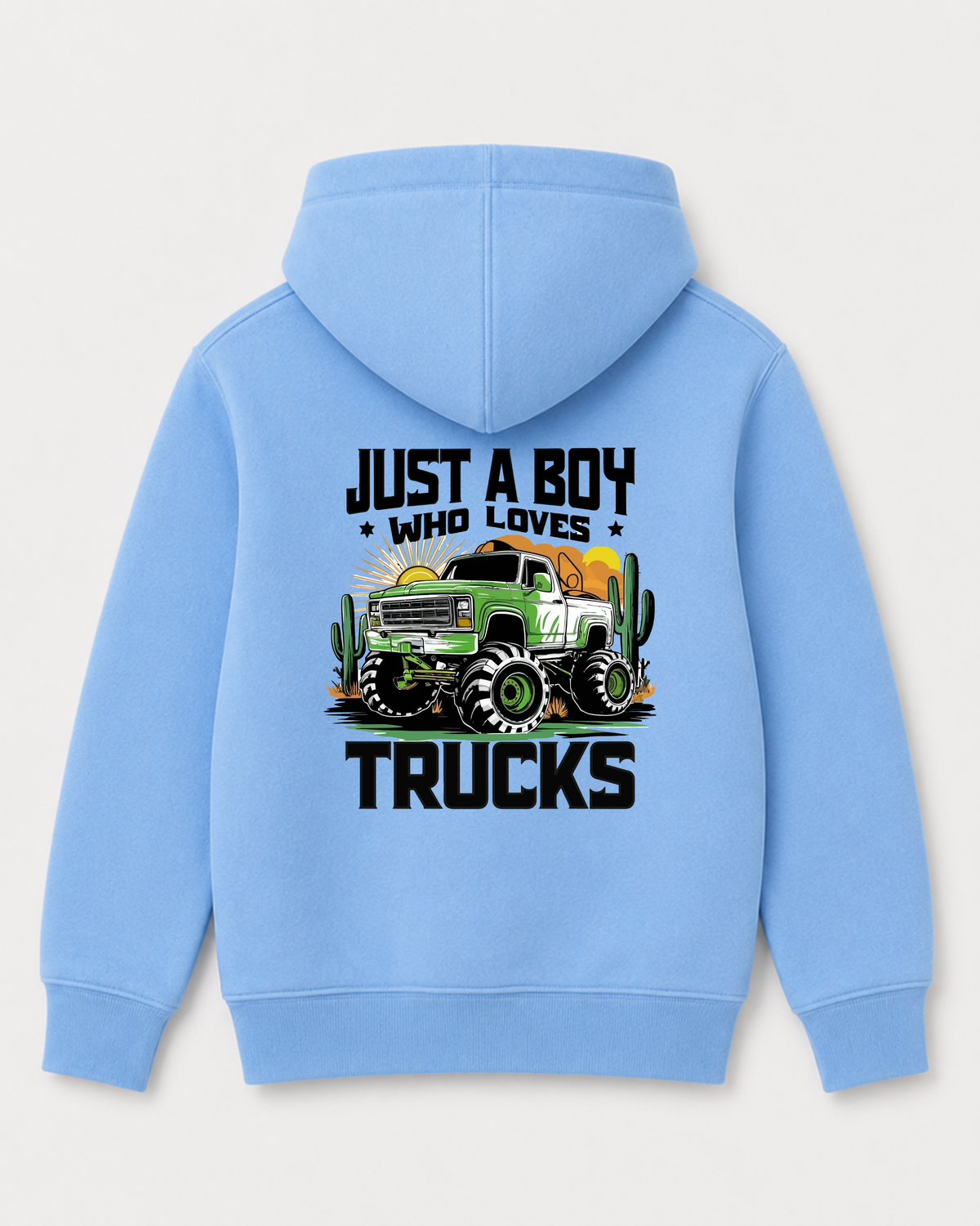 Sky Blue hoodie back 1433