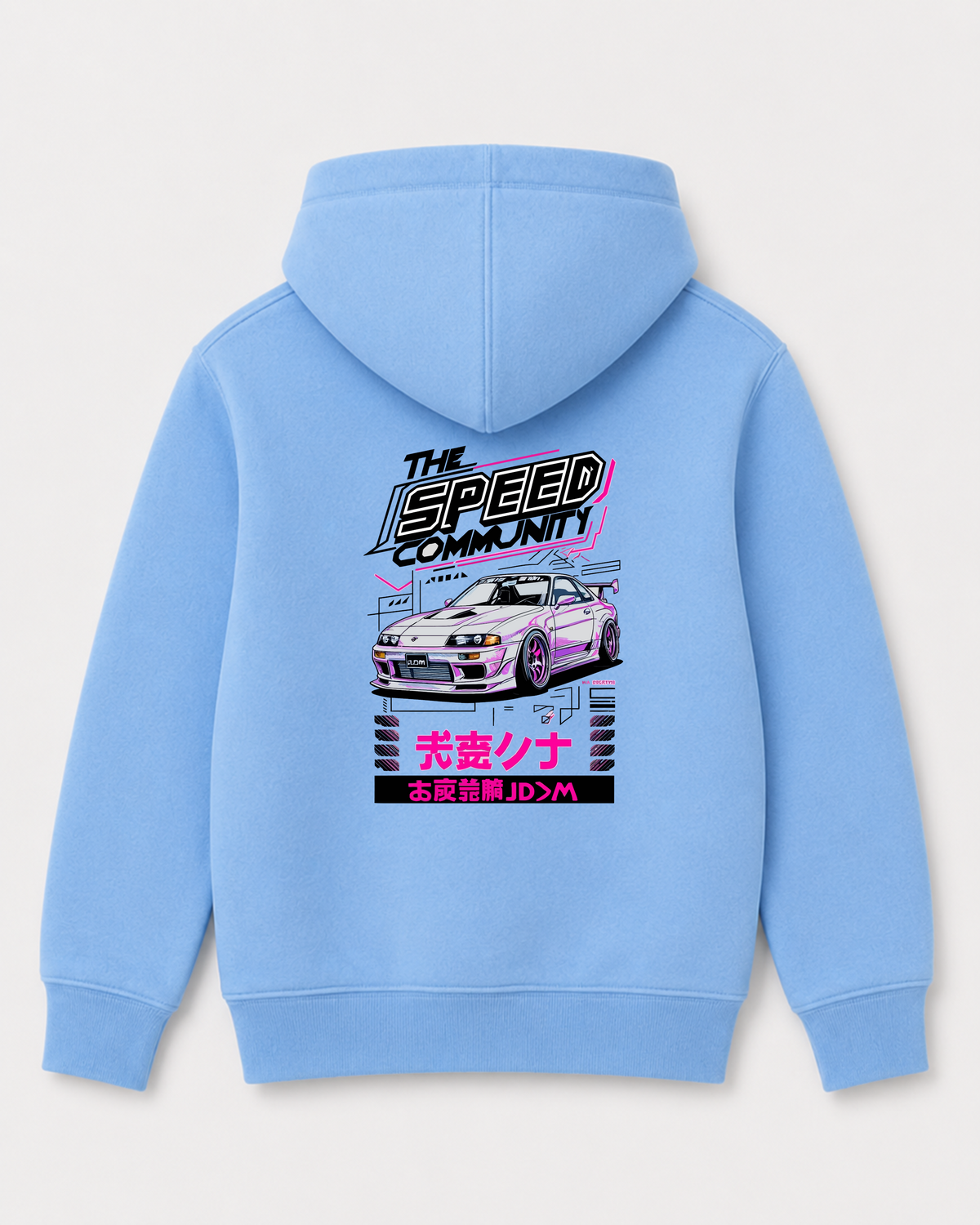 Sky Blue hoodie back 1584