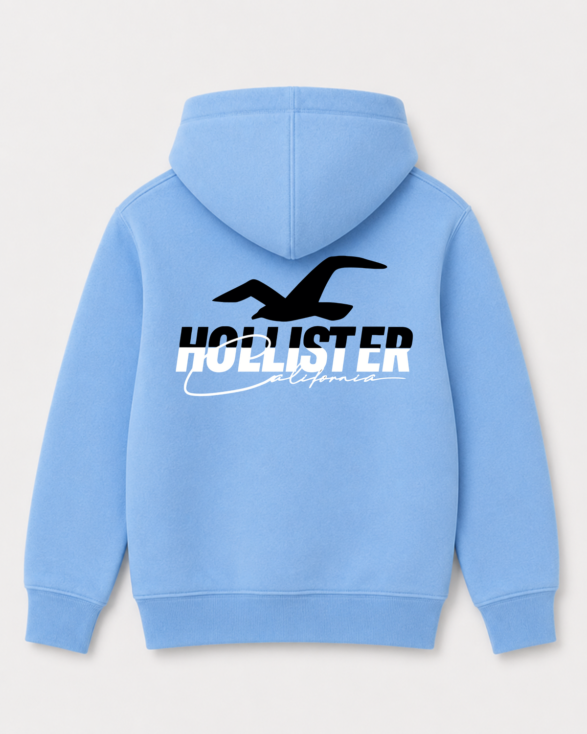 Sky Blue hoodie back 1588