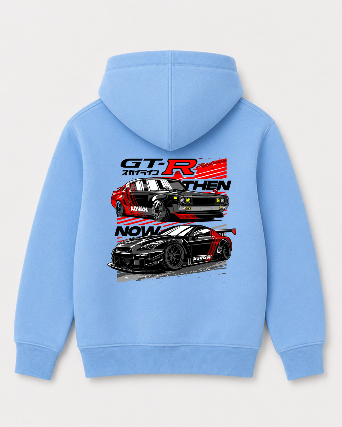 Sky Blue hoodie back 1605