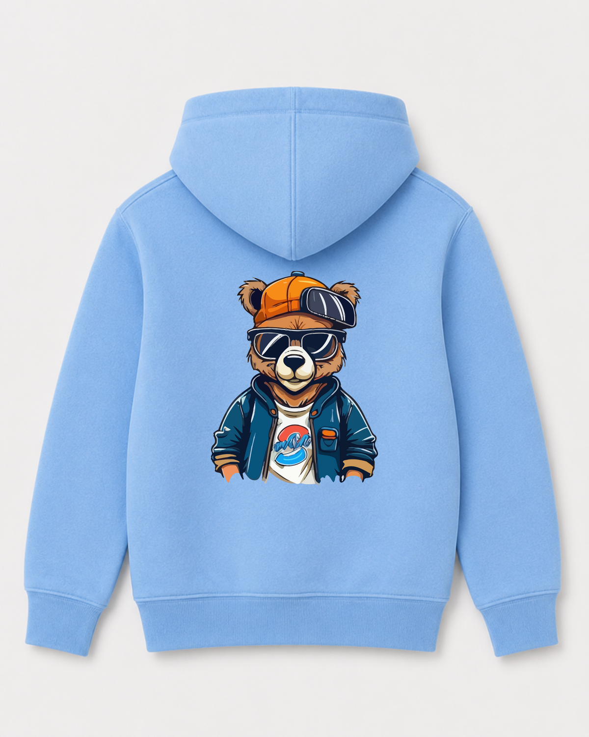 Sky Blue hoodie back 1636