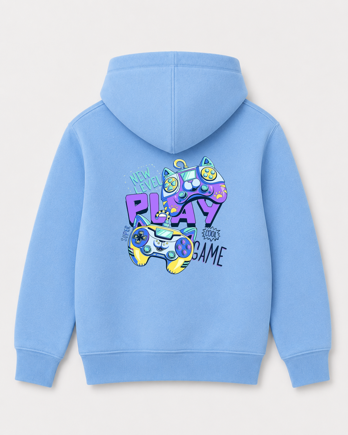 Sky Blue hoodie back 2138