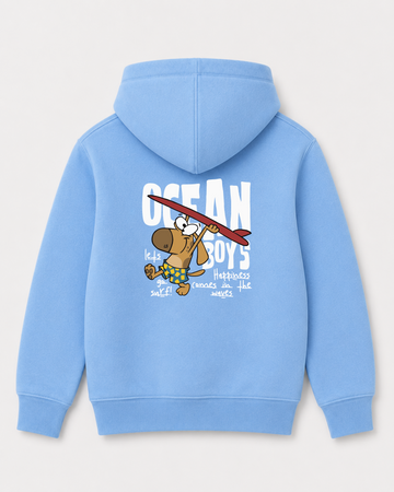 Sky Blue hoodie back 2164