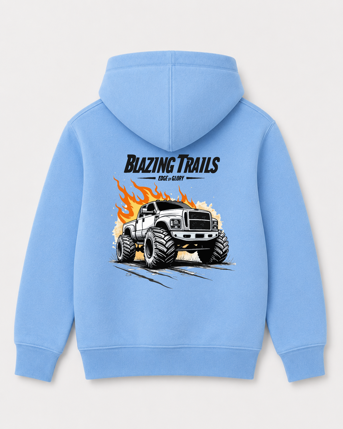 Sky Blue hoodie back 2187