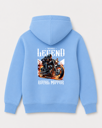 Sky Blue hoodie back 3018