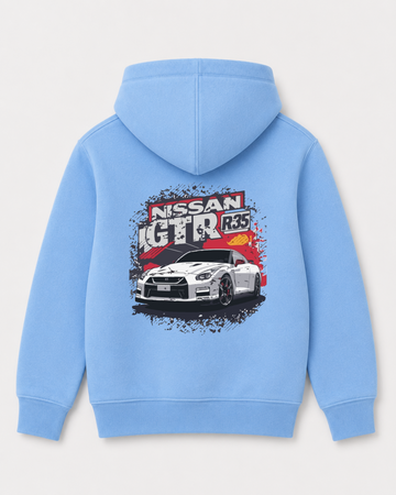 Sky Blue hoodie back 3022