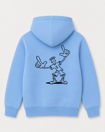 Sky Blue hoodie back 3034