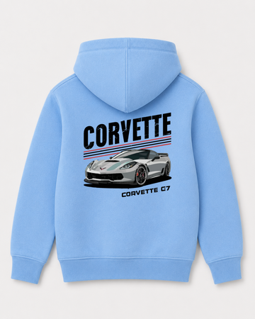 Sky Blue hoodie back 3075