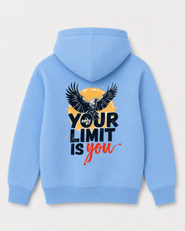 Sky Blue hoodie back 3088
