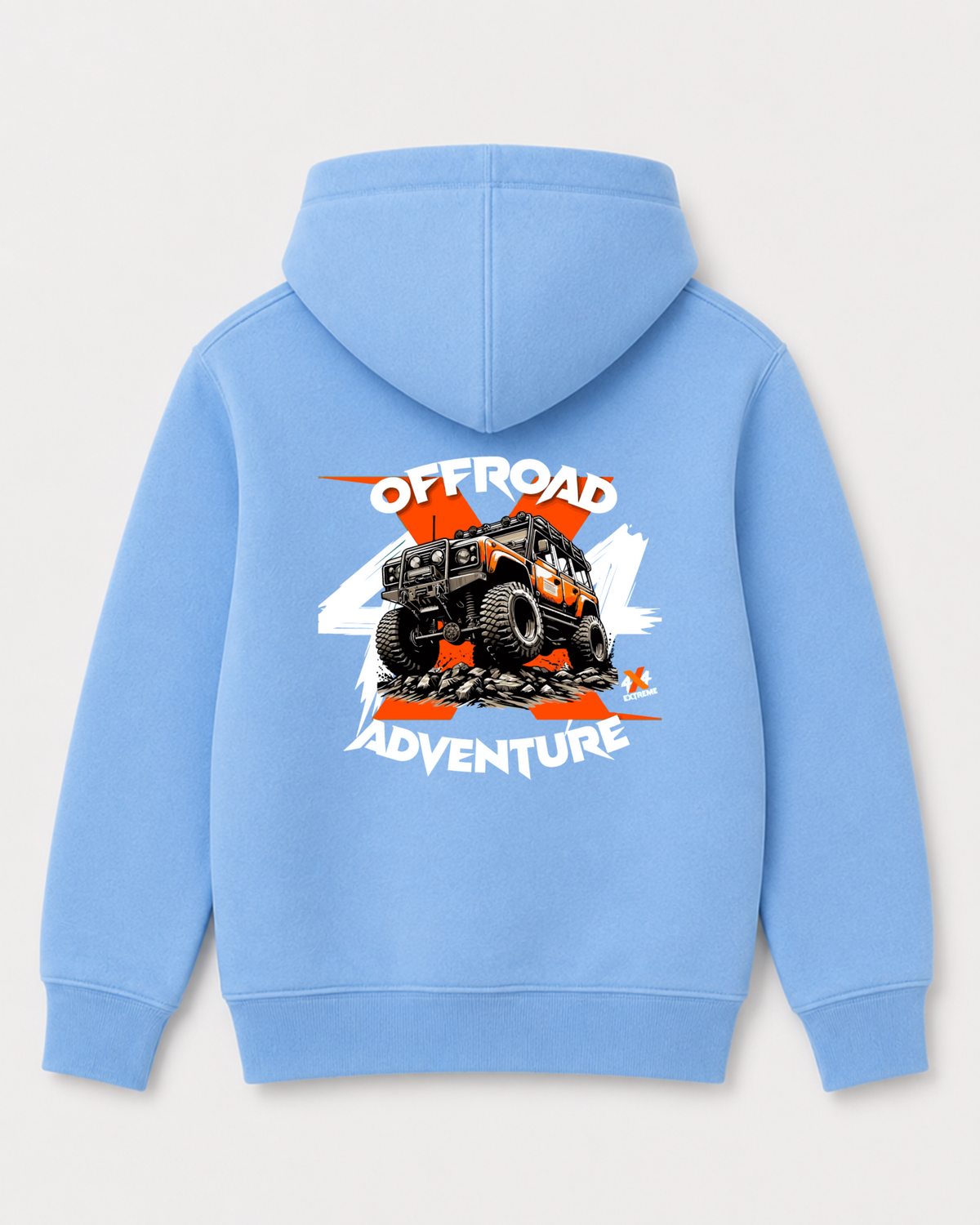 Sky Blue hoodie back 3111