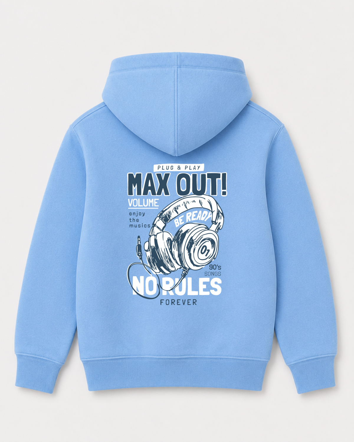 Sky Blue hoodie back 3114