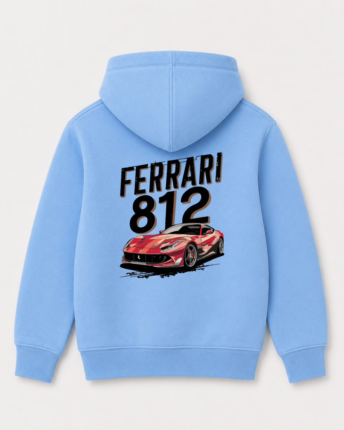 Sky Blue hoodie back 3121