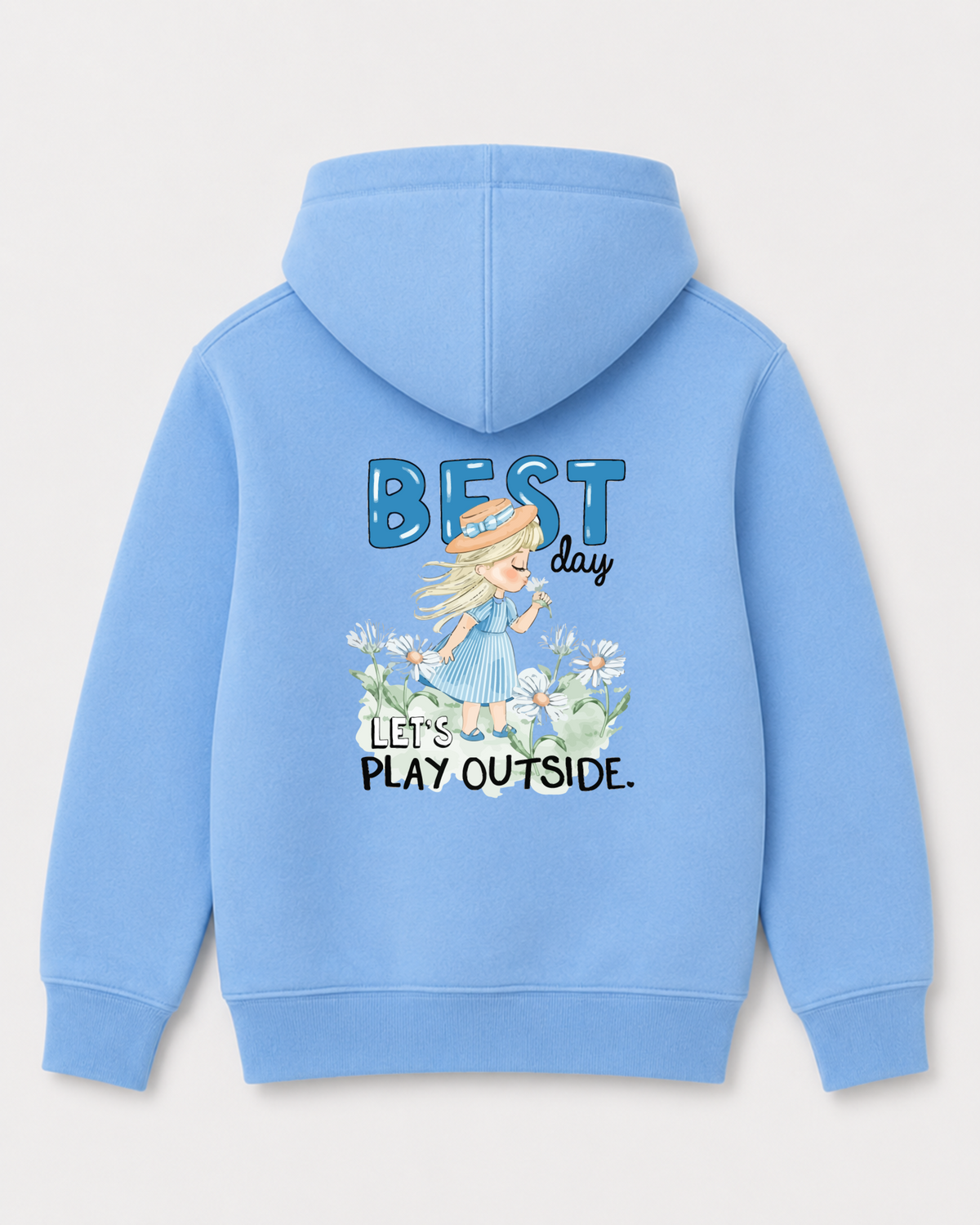 Sky Blue hoodie back 3137