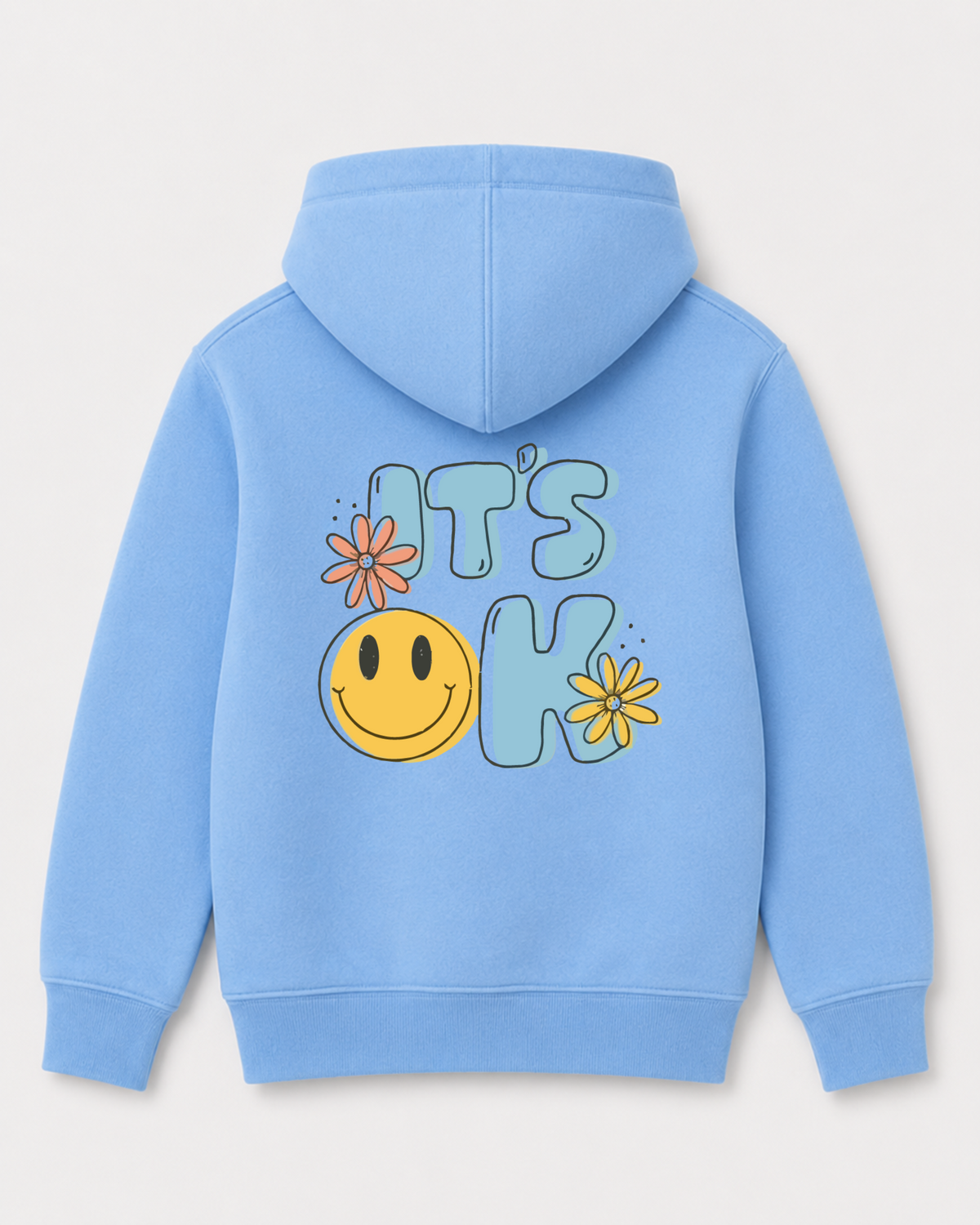 Sky Blue hoodie back 3143