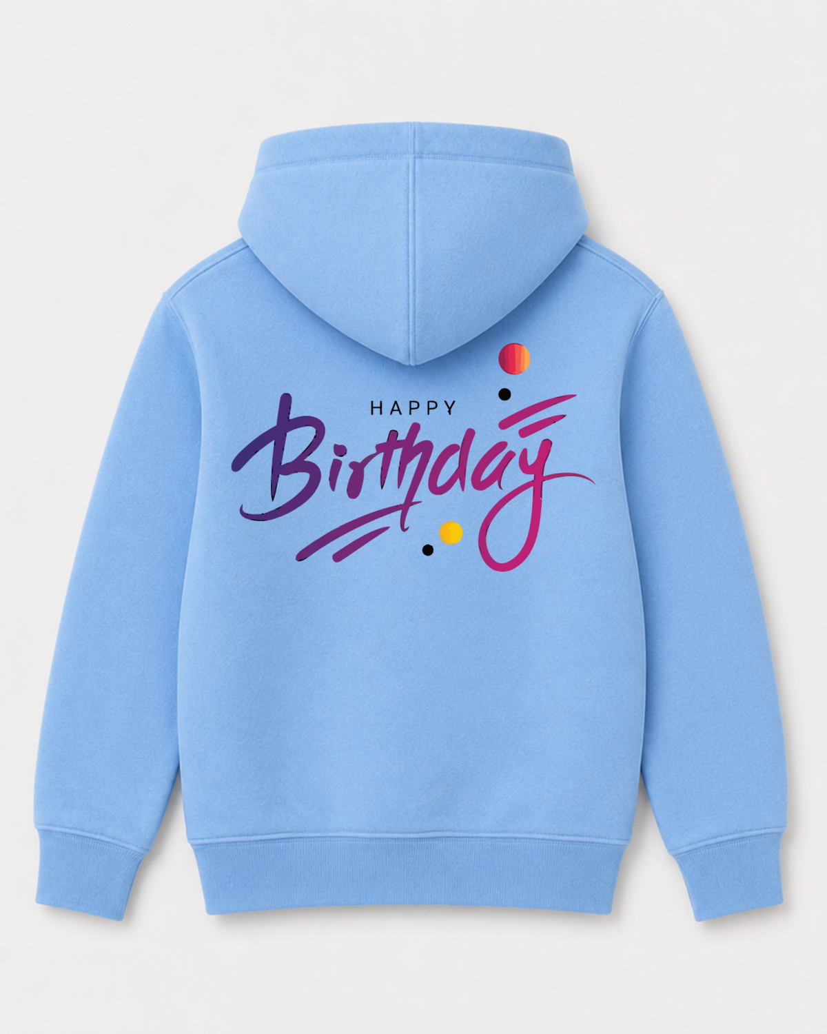 Sky Blue hoodie back 3149