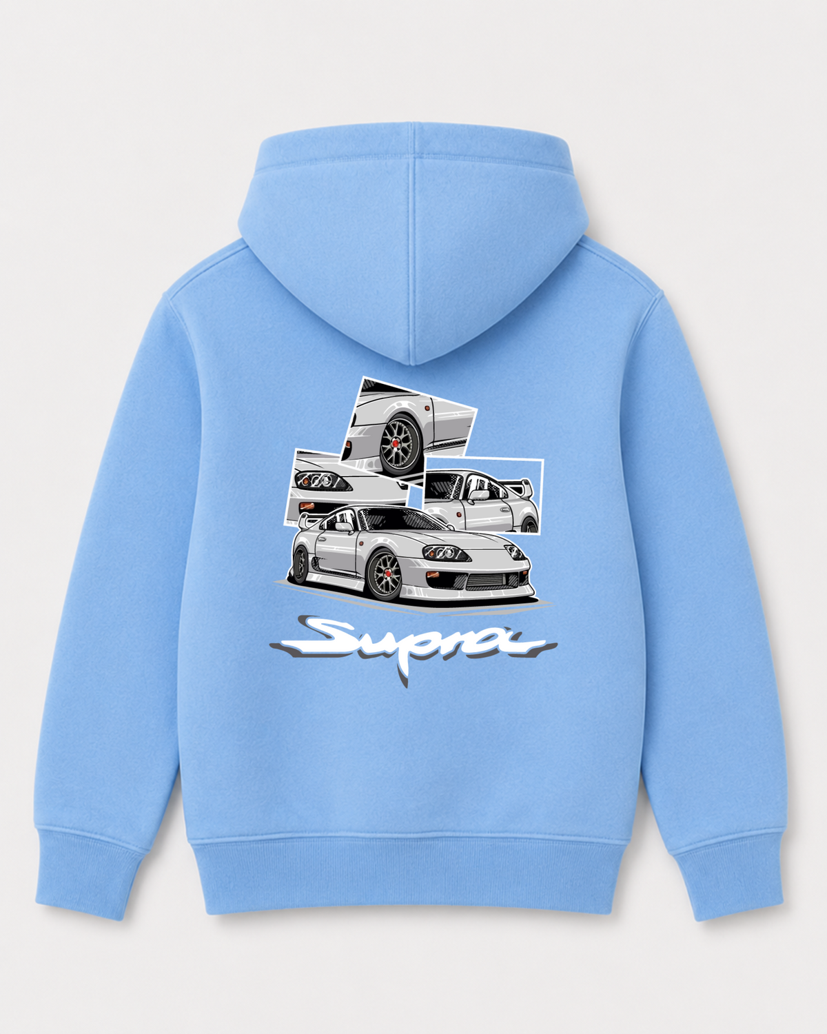 Sky Blue hoodie back 3162