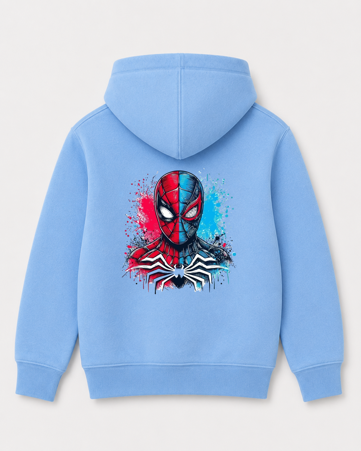 Sky Blue hoodie back 3165