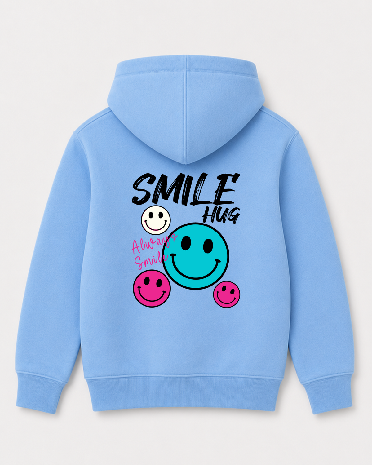 Sky Blue hoodie back 3178
