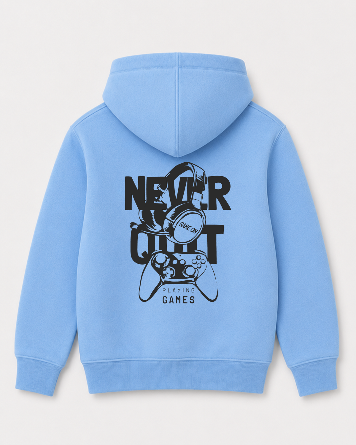 Sky Blue hoodie back 3208