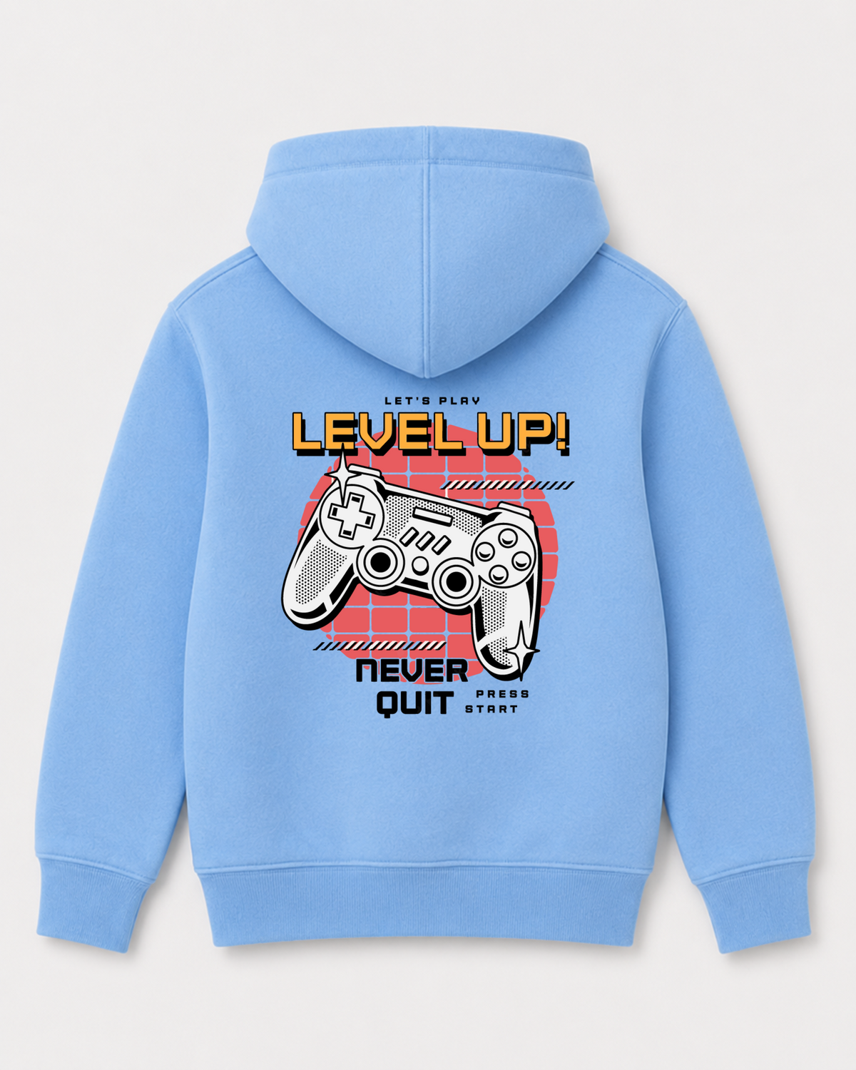 Sky Blue hoodie back 3209